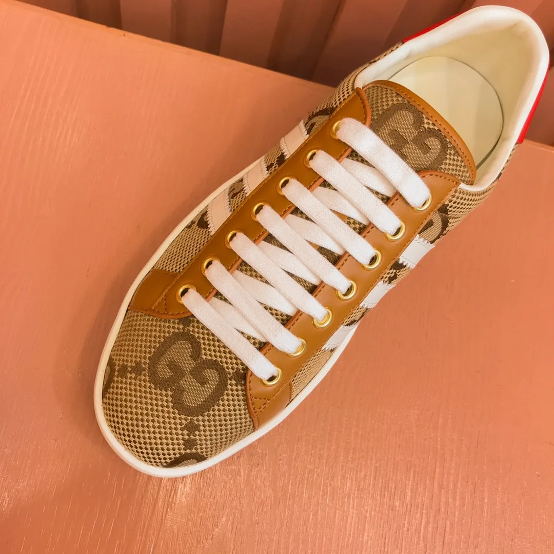 Gucci x Adidas Men’s With GG Sneaker Brown - Image 5