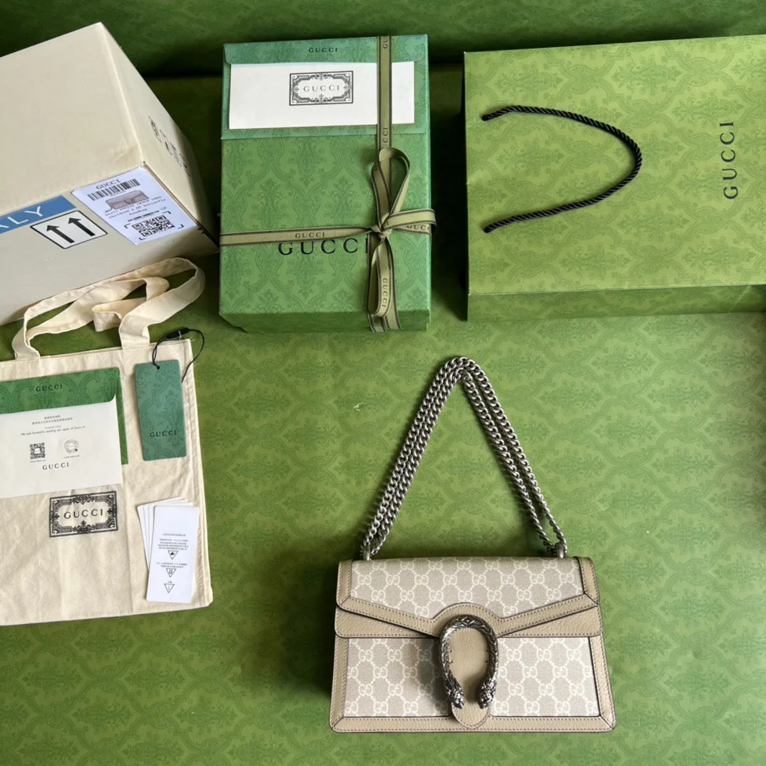 Gucci Dionysus Small GG Bag Beige - Image 8