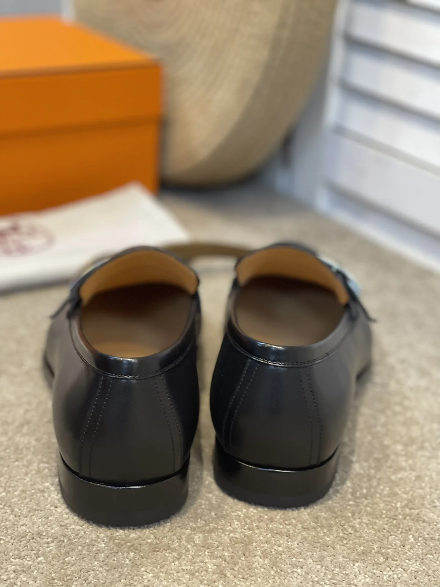 Alternative view of Hermes Monterey Loafer Black