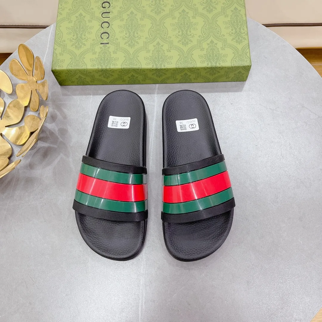 Gucci Women’s Slide Sandal With Web Black - Image 8