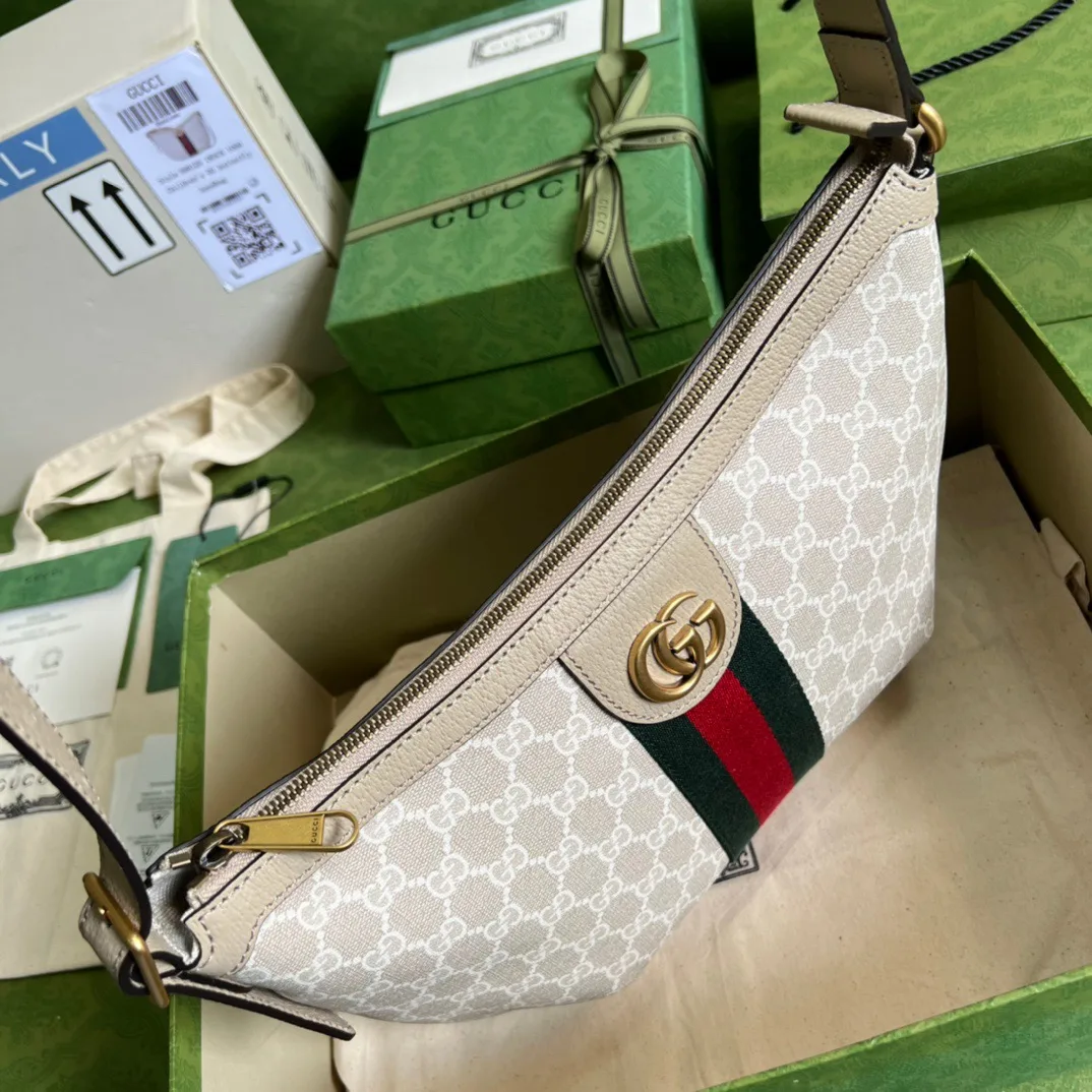 Gucci Ophidia GG Small Shoulder Bag Beige - Image 3