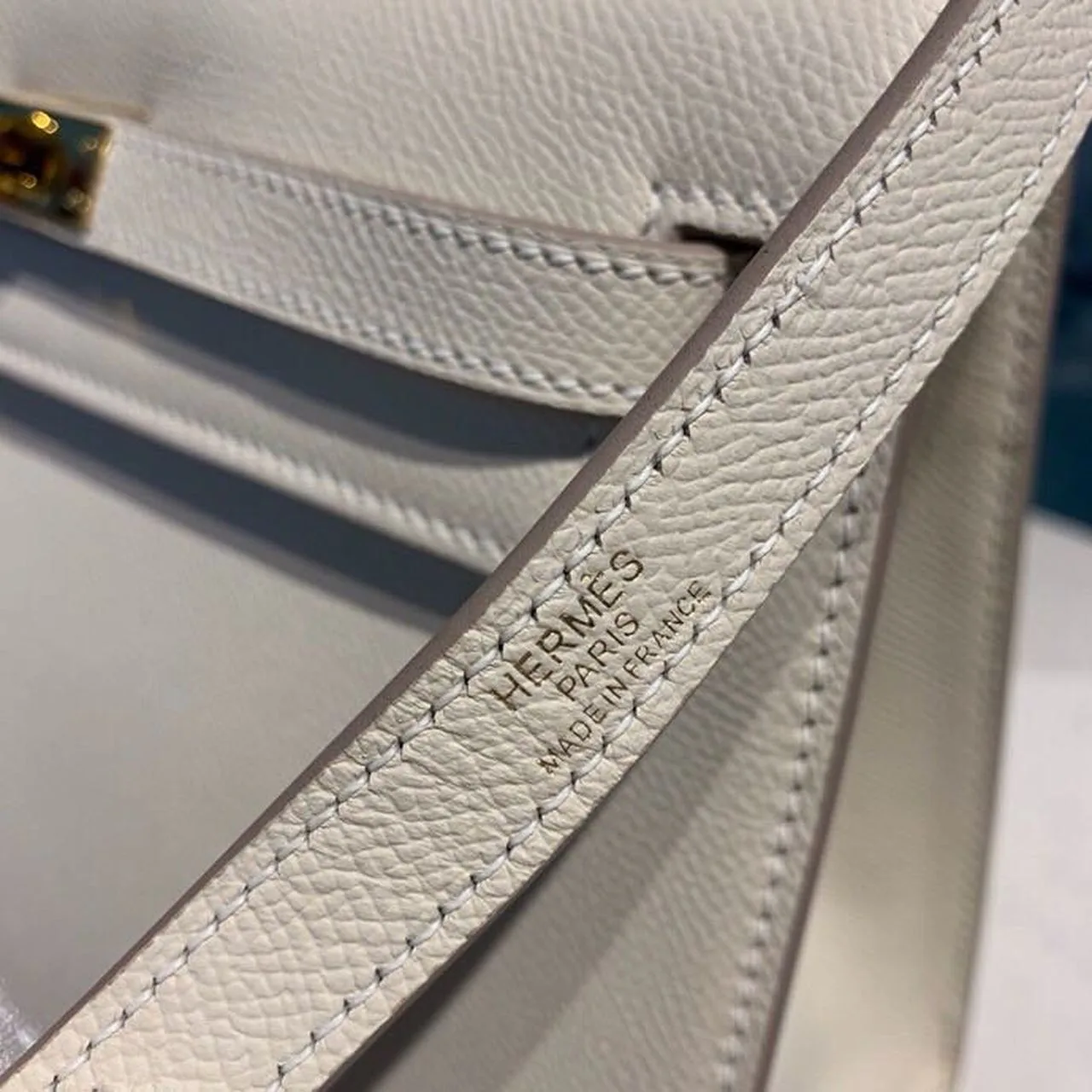 Hermes Kelly Craie Gold Toned Hardware / - Image 5