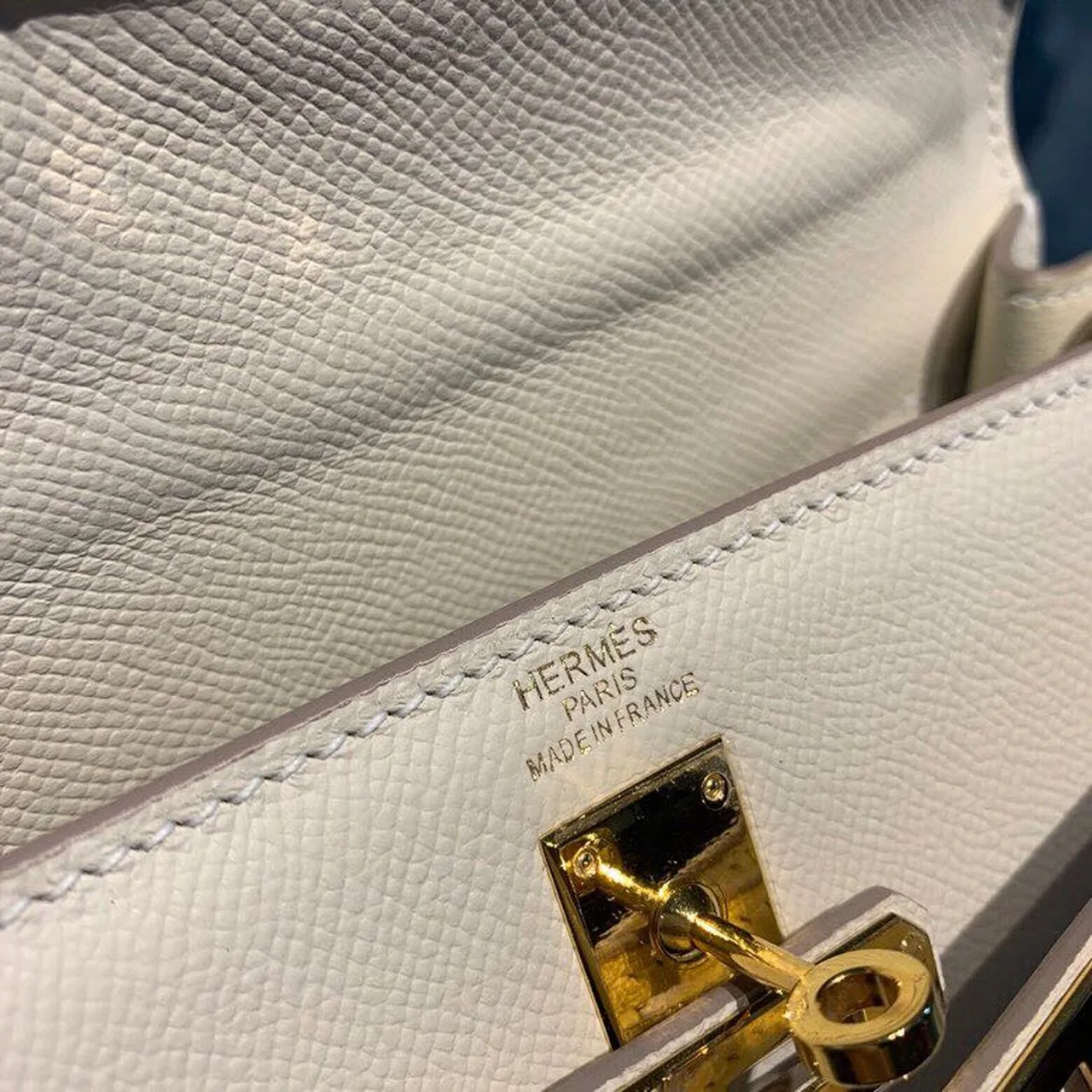 Hermes Kelly Craie Gold Toned Hardware / - Image 16
