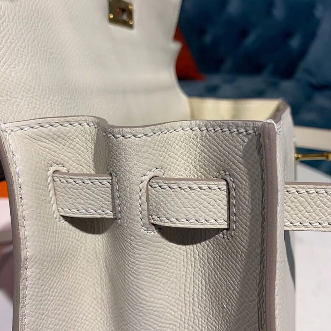 Hermes Kelly Craie Gold Toned Hardware / - Image 15