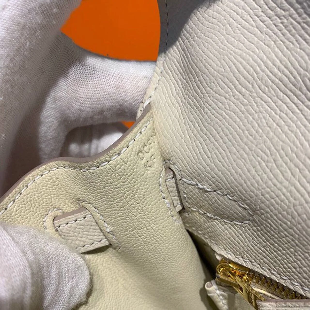 Hermes Kelly Craie Gold Toned Hardware / - Image 14