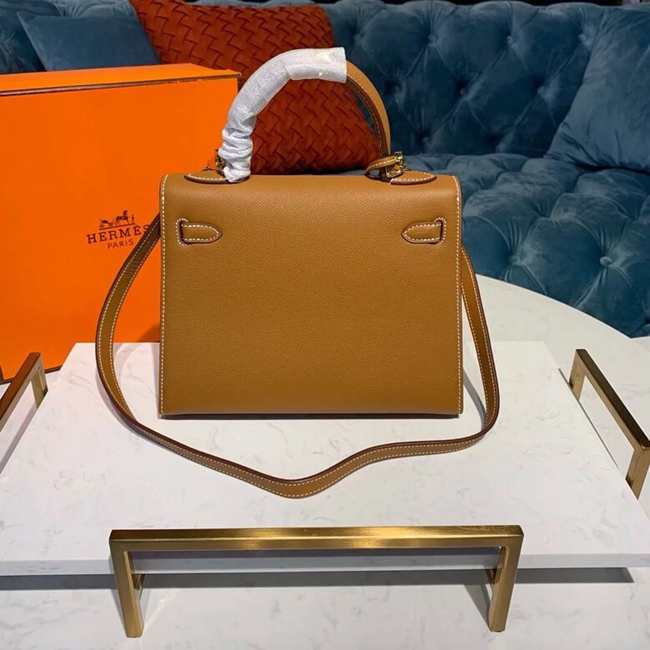 Hermes Kelly Gold Gold Toned Hardware / - Image 3