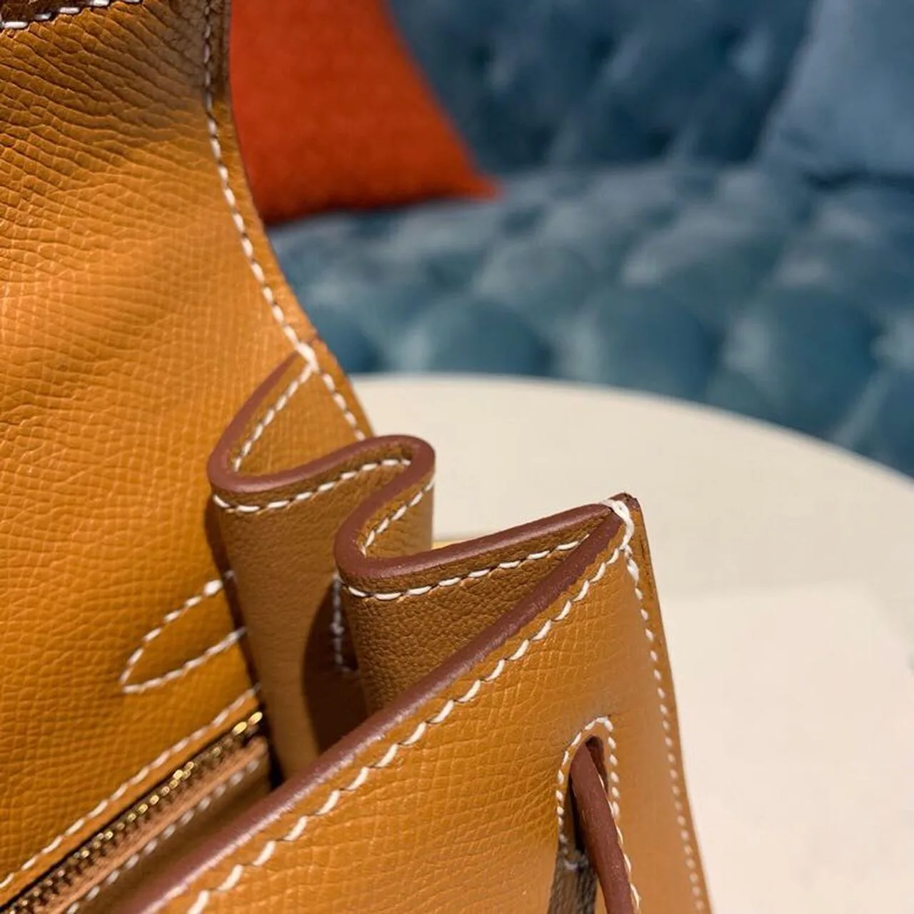 Hermes Kelly Gold Gold Toned Hardware / - Image 14