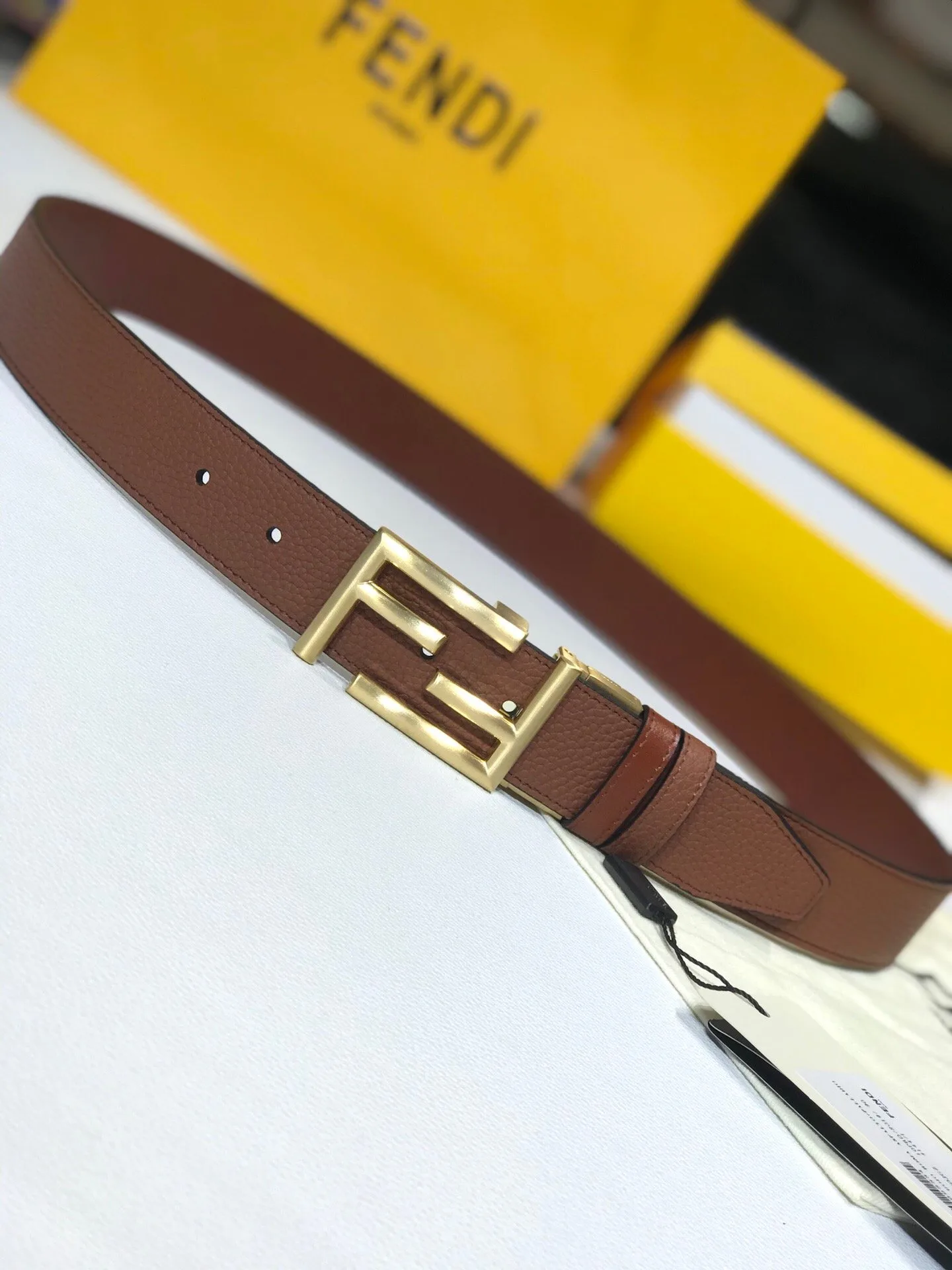 Fendi Belt Brown