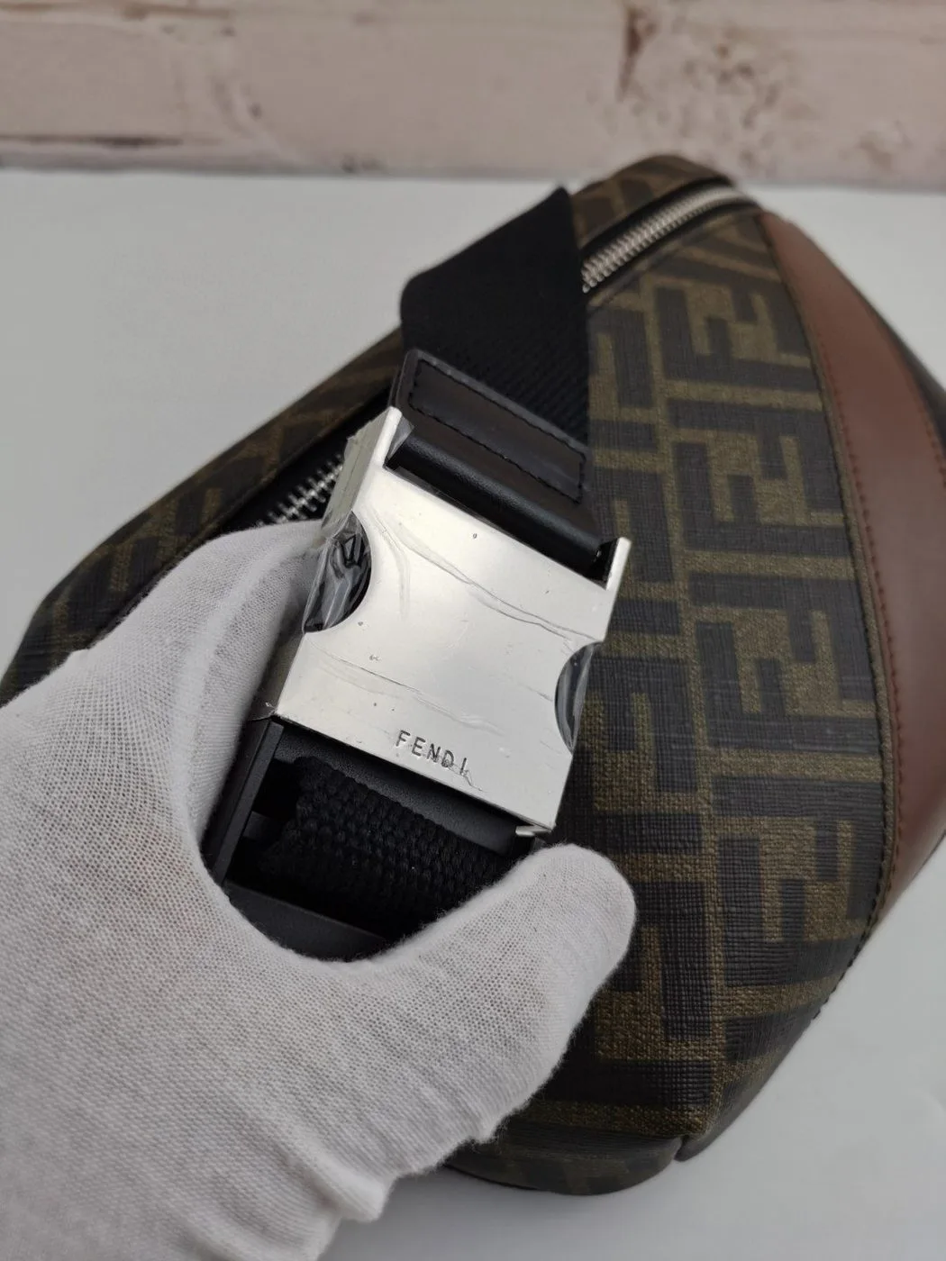 Fendi Belt Bag Khaki/Brown - Image 6