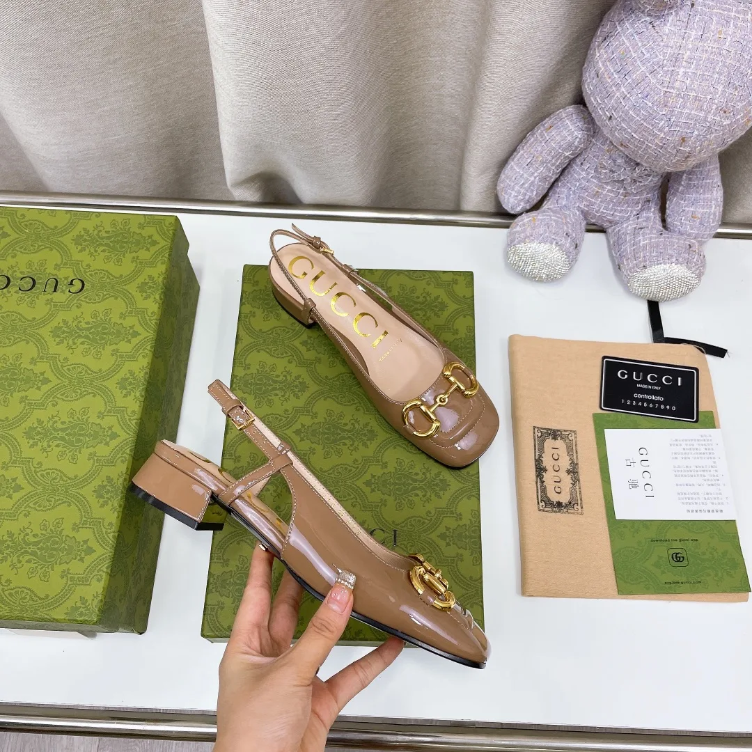 Gucci Women’s Slingback With Horsebit Green - Image 3