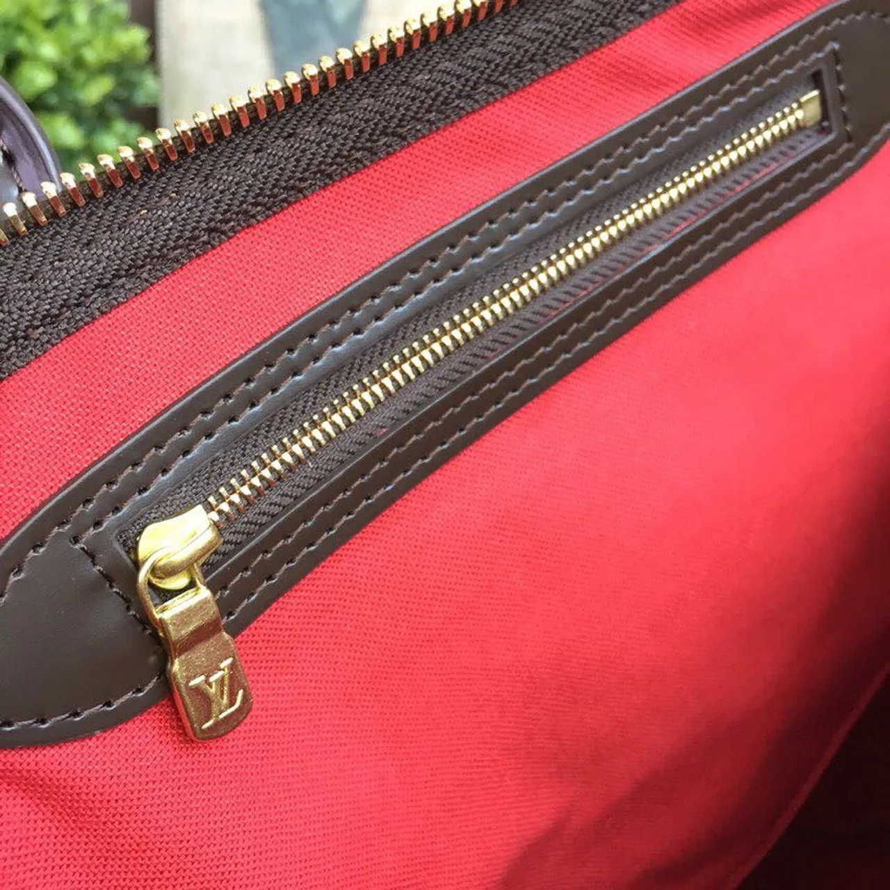 Louis Vuitton Speedy 35 Top Handle Bag / Brown Damier Ebene Canvas Gold Hardware - Image 13
