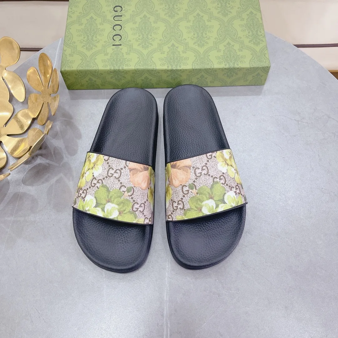 Gucci Women’s GG Pursuit Floral Slider Green - Image 8