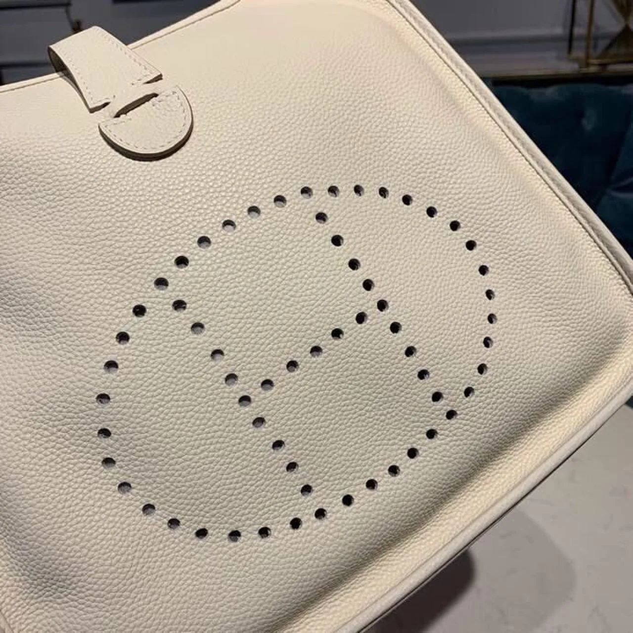 Hermes Evelyne III GM Bag White / - Image 9