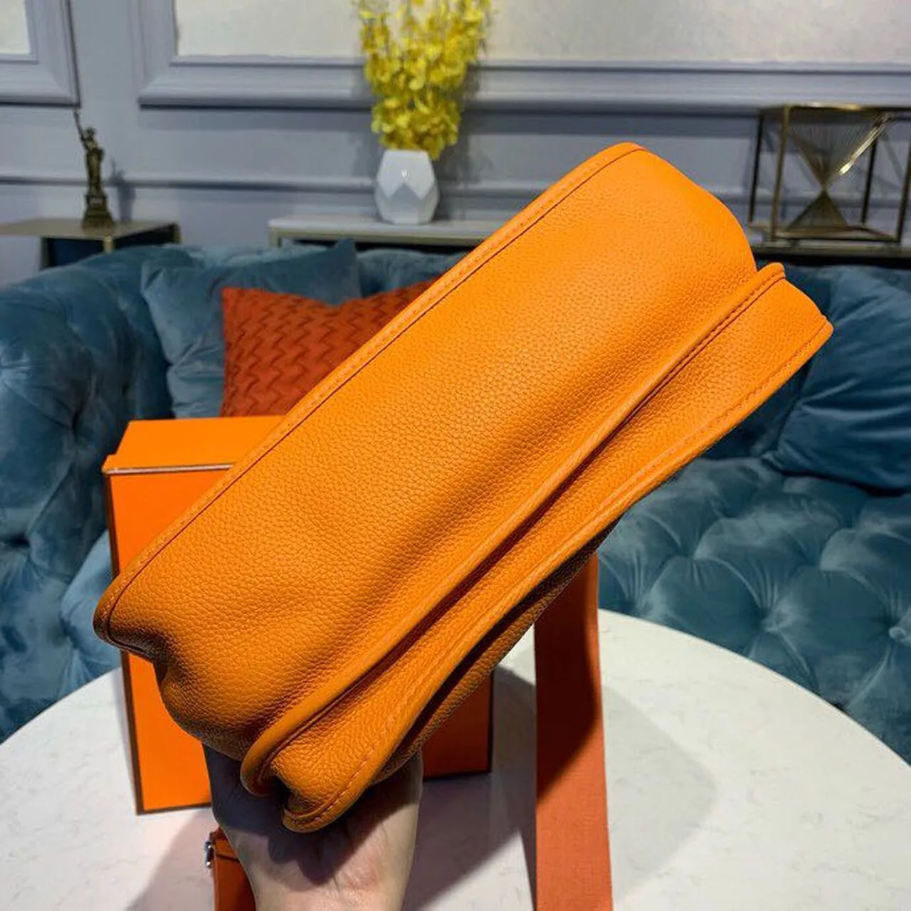 Hermes Evelyne III GM Bag Orange / - Image 5