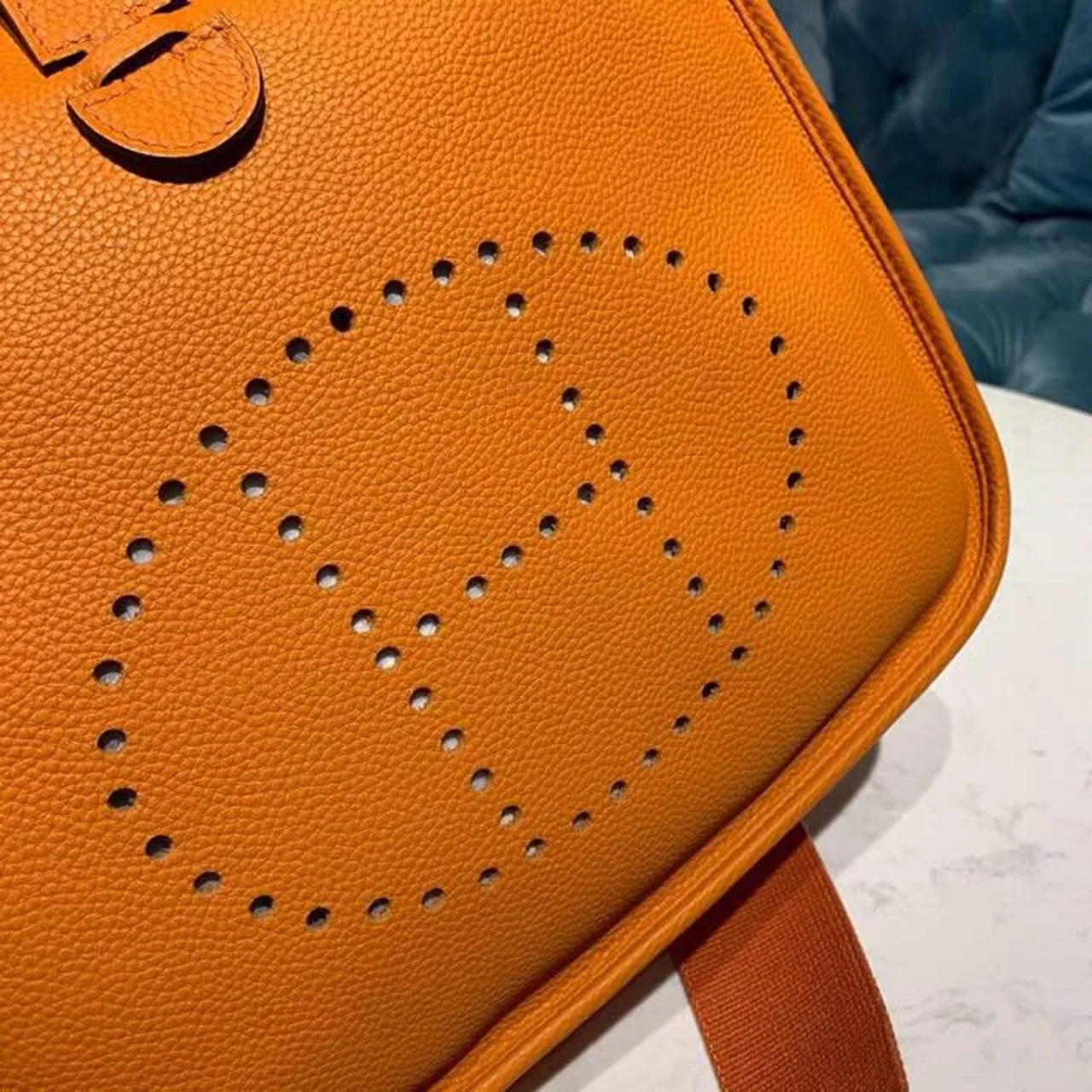 Hermes Evelyne III GM Bag Orange / - Image 6