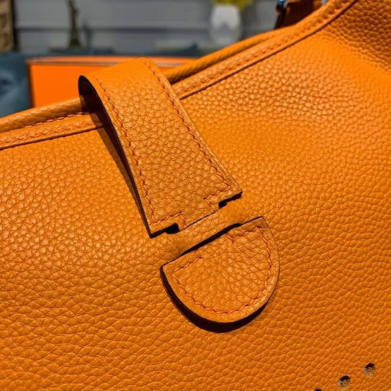 Hermes Evelyne III GM Bag Orange / - Image 7