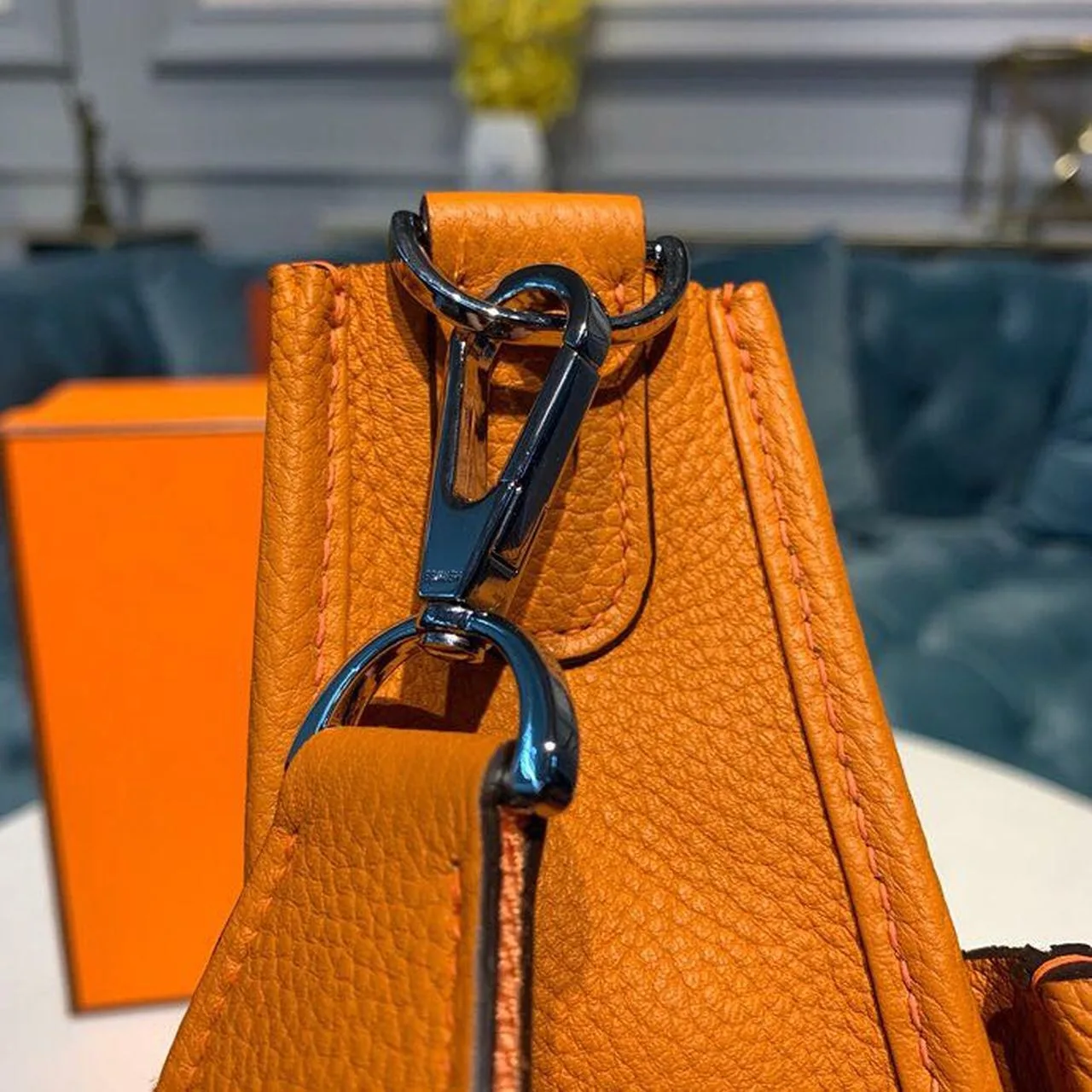 Hermes Evelyne III GM Bag Orange / - Image 8