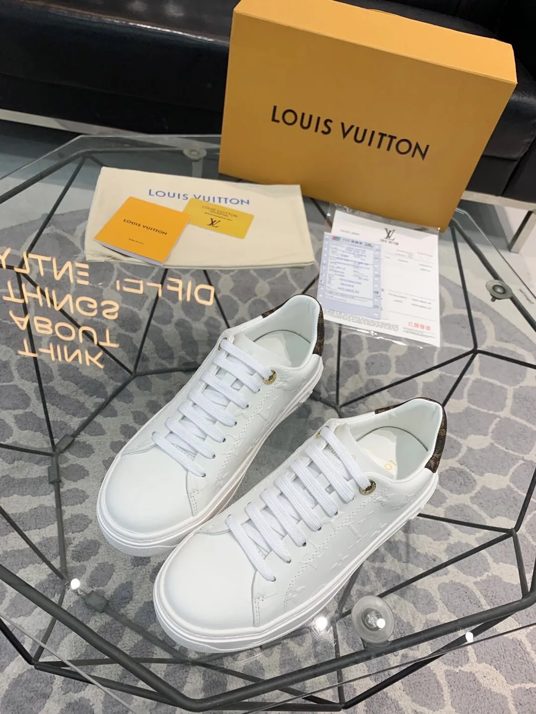 Louis Vuitton Time Out Sneaker White LV 1AAE5O - Image 3