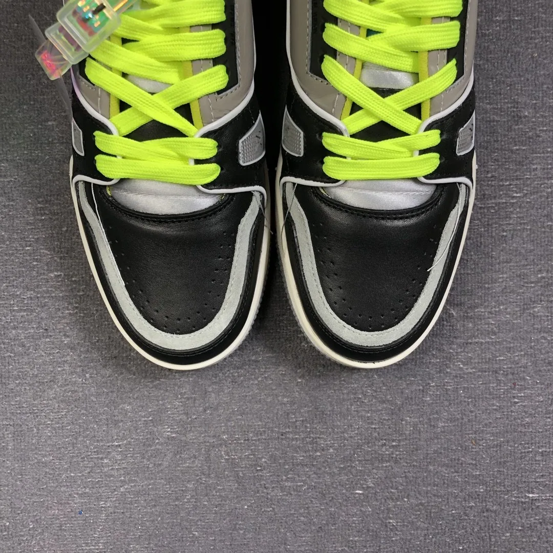 Louis Vuitton Trainer Sneaker Rubber Monogram Denim Multiple Color Virgil Abloh - Image 5