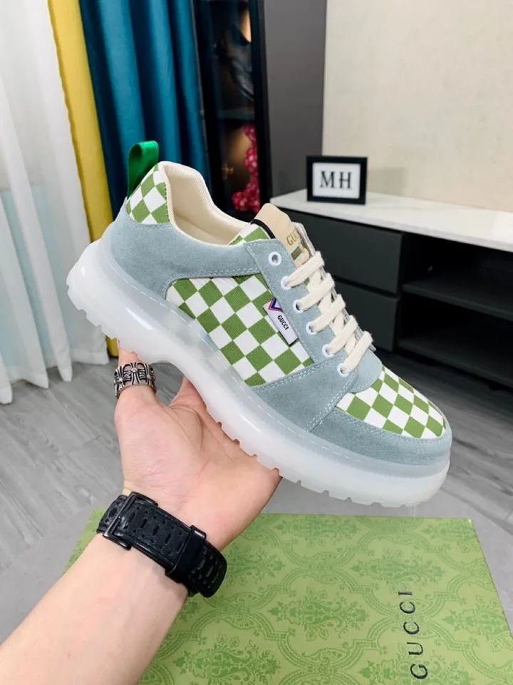 Gucci Men’s Sneaker Caro Green - Image 5