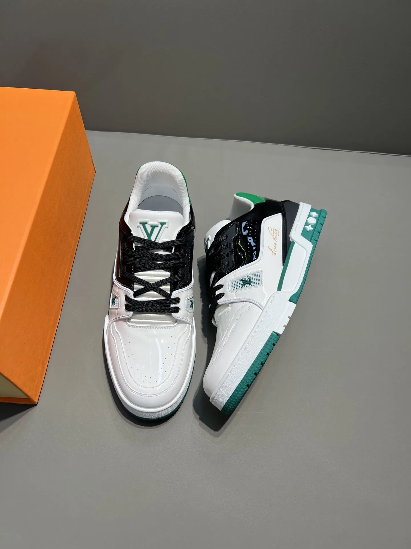 Louis Vuitton Trainer Sneaker White/Black Virgil Abloh - Image 5