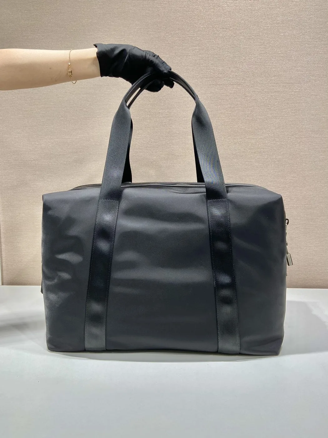 Prada Re-Nylon And Saffiano Duffle Bag Black / 2VC796_2DMH_F0002_V_OOO - Image 5