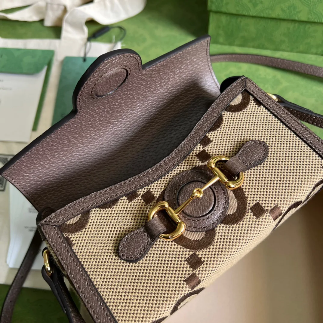 Gucci Horsebit 1955 Mini Bag Brown - Image 4