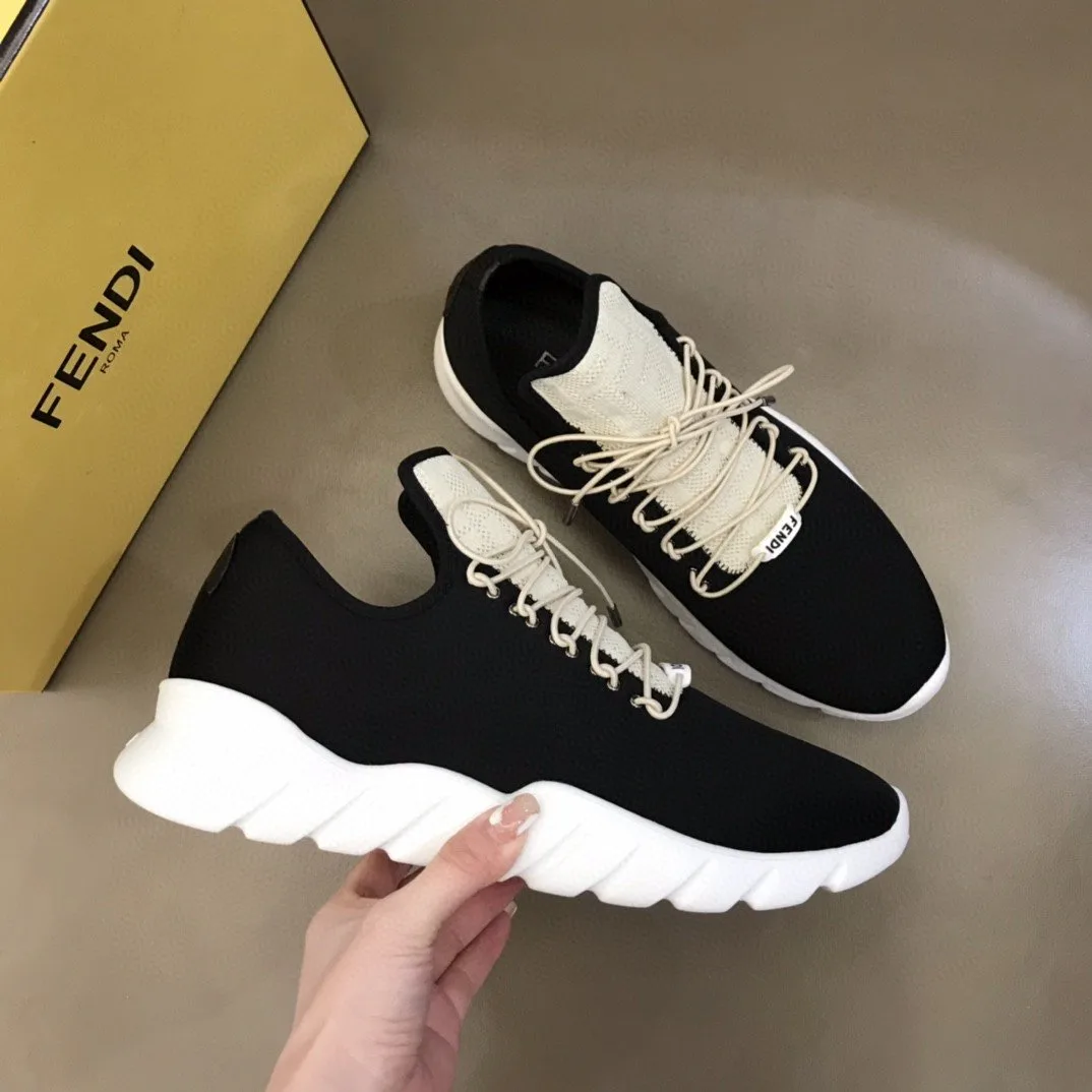 Fendi Force Low Tops Sneakers Black - Image 5