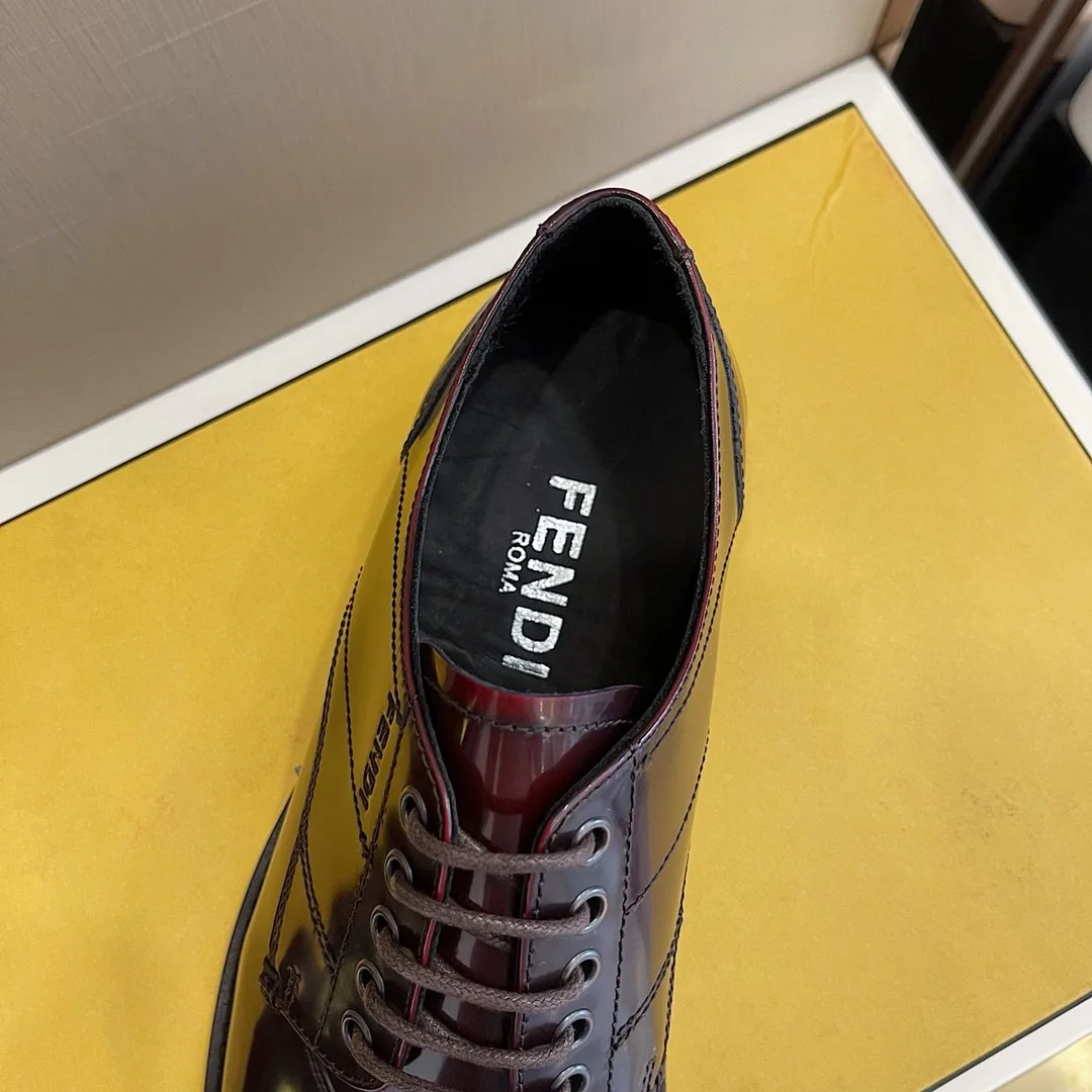 Fendi Force Dark Brown Shoes - Image 4