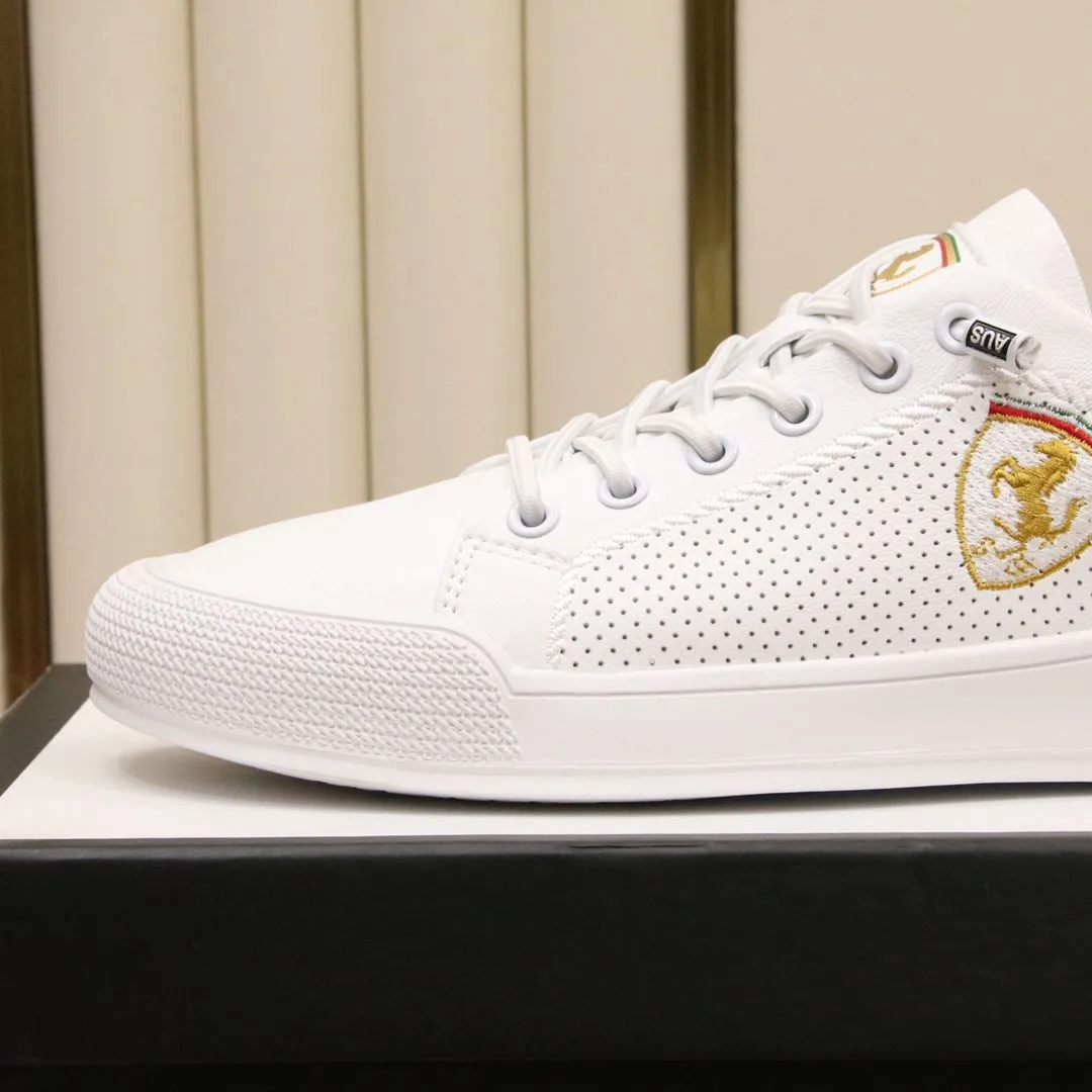 Gucci Ferrari Men’s Sneaker Loafer White - Image 7