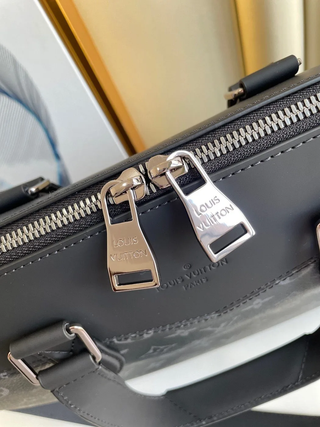 Alternative view of Louis Vuitton Briefcase Explorer Monogram Eclipse Canvas