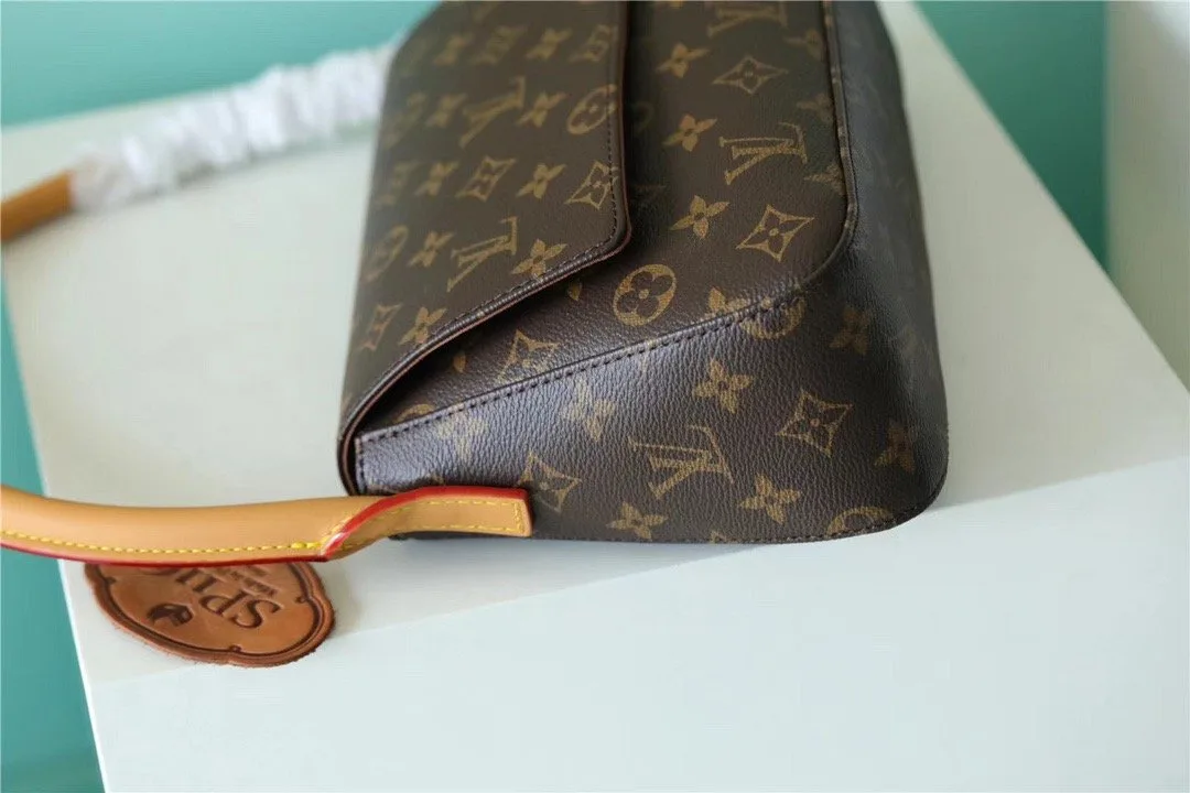 Louis Vuitton Mini Looping Flap Shoulder Bag Monogram / Brown LV - Image 7