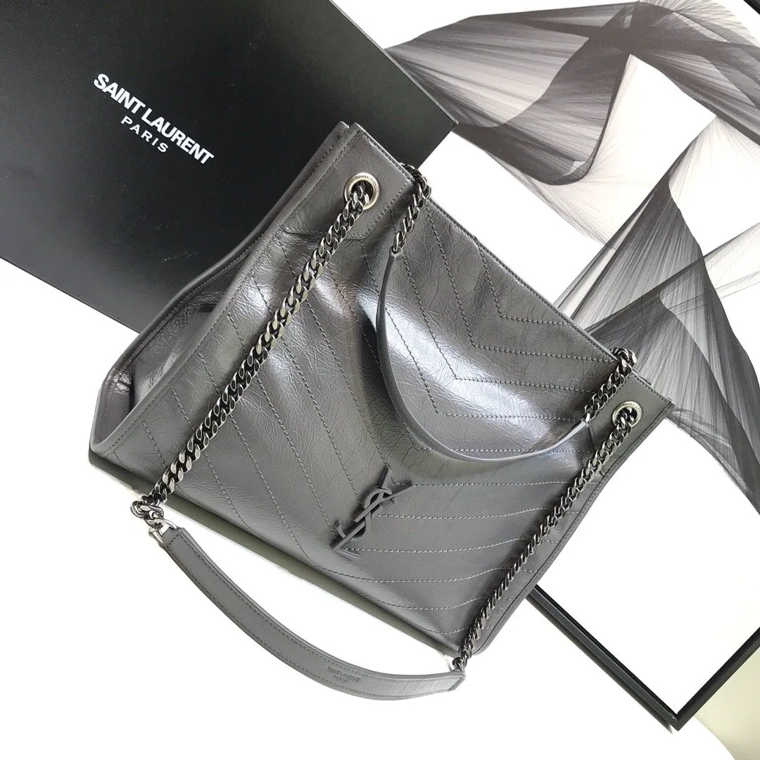 Saint Laurent Niki Medium Shopping Bag Beige / YSL - Image 3