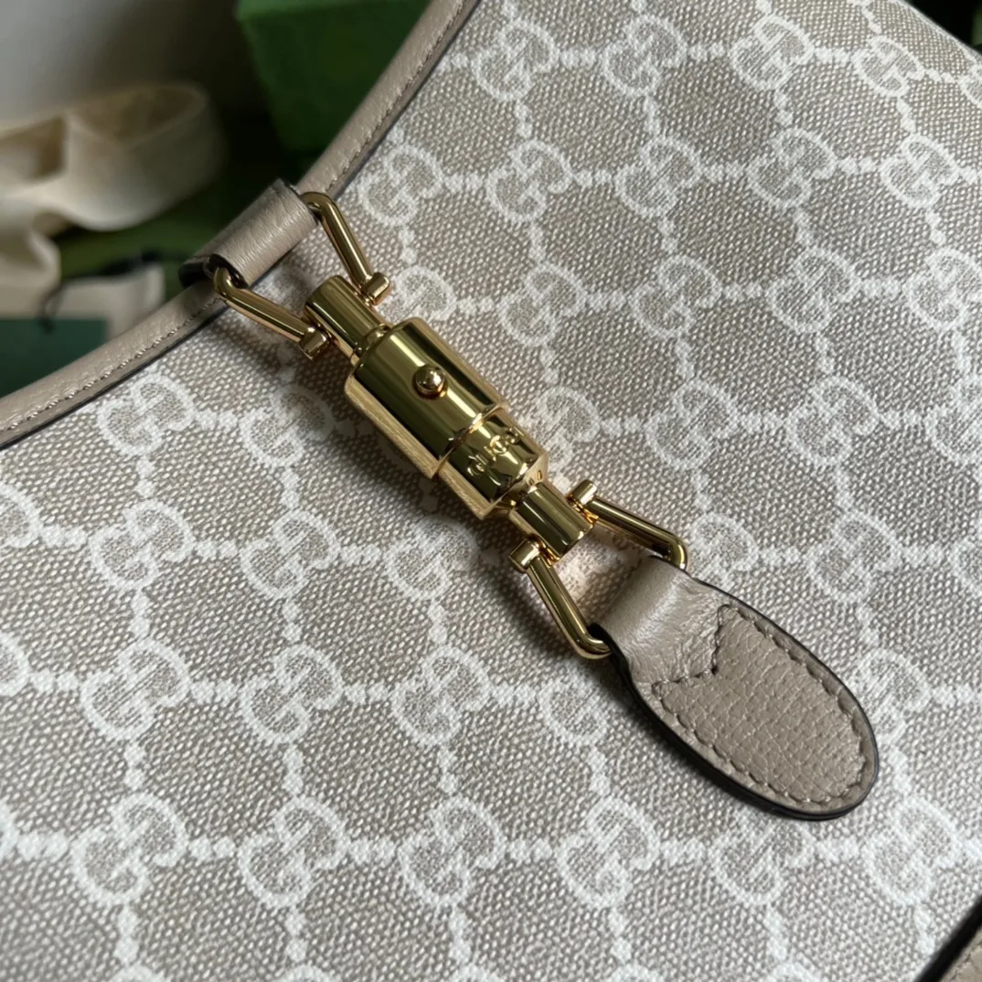 Alternative view of Gucci Jackie 1961 Small GG Shoulder Bag Beige