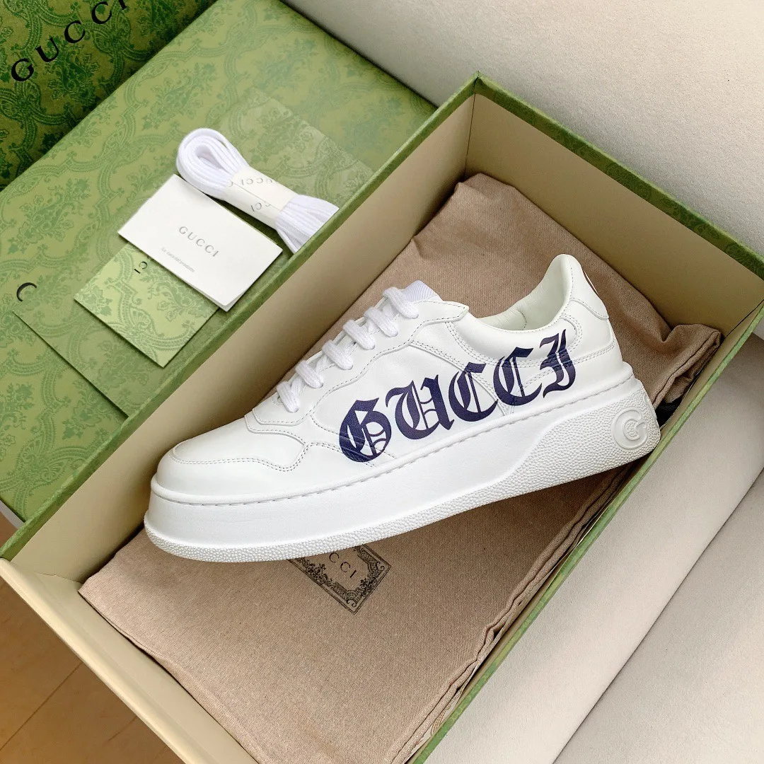 Gucci Sneaker White With Gucci Print 1XL10 - Image 7