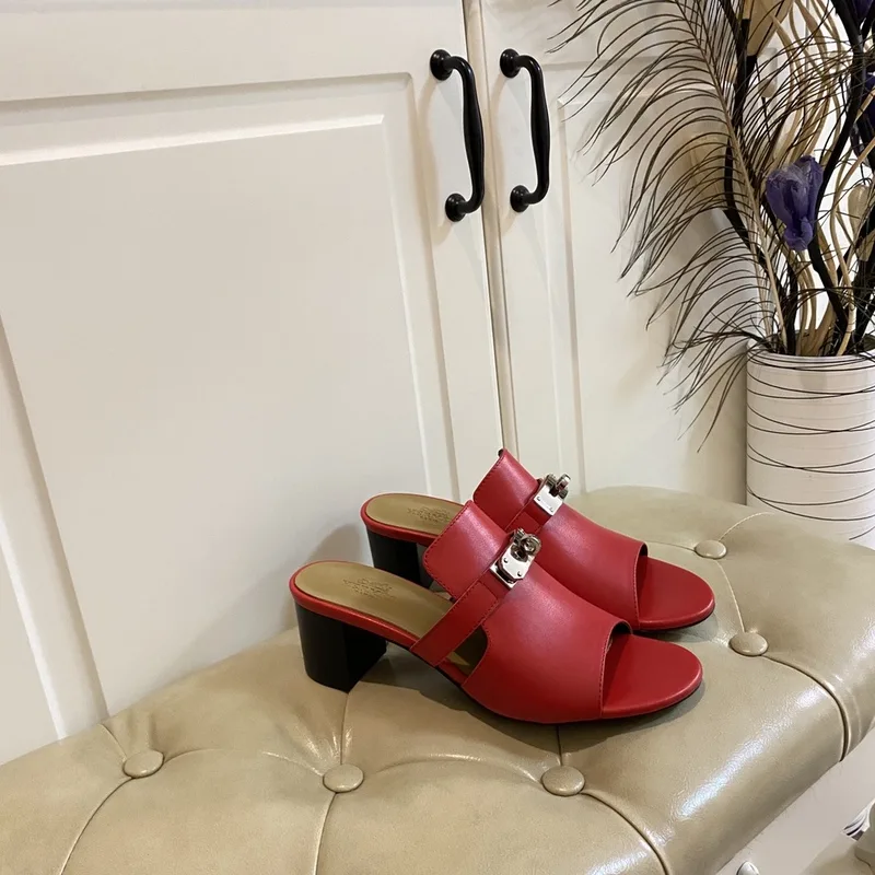 Hermes Candy Sandal Red , Women’s Shoes - Image 5