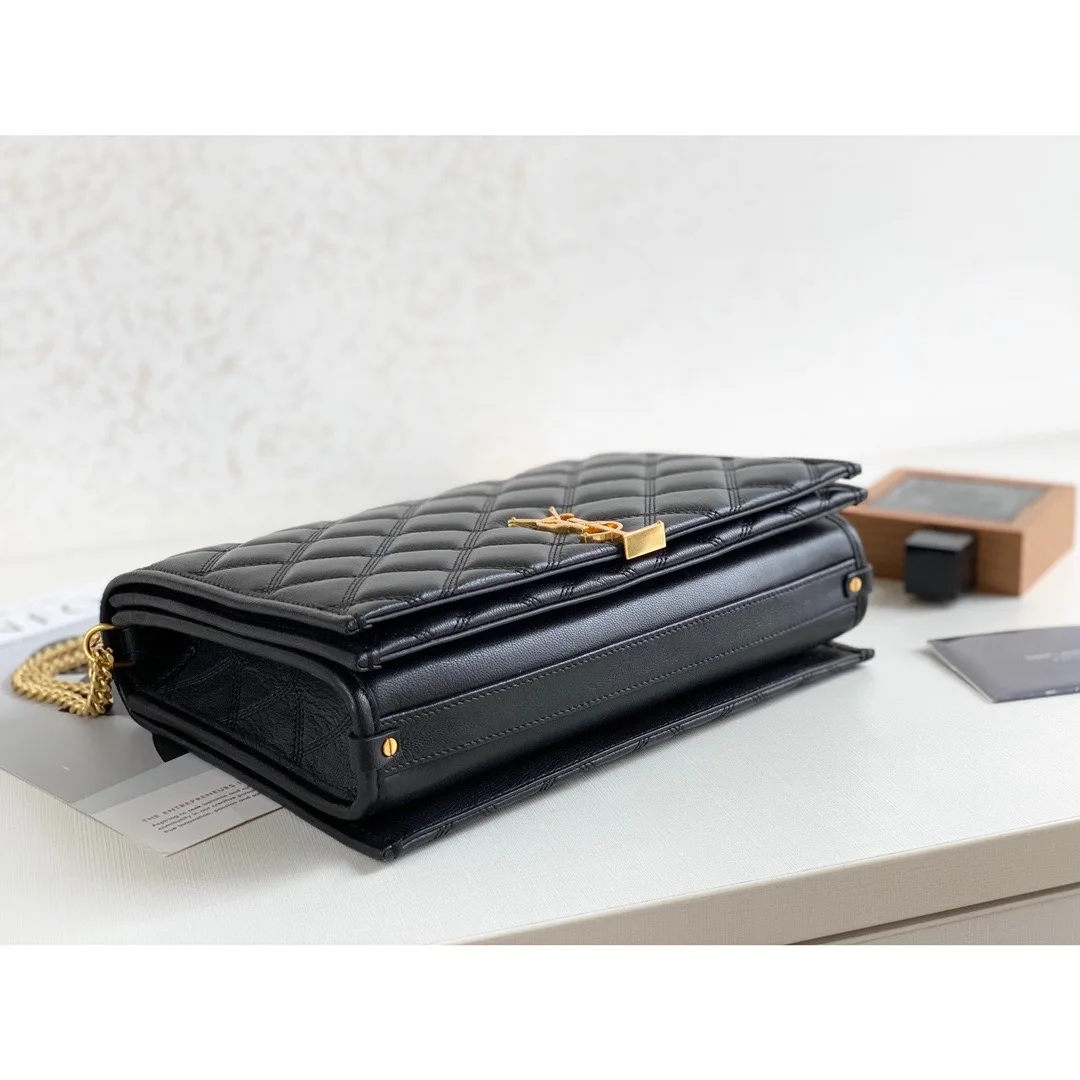 Saint Laurent Becky Small Shoulder Bag Black / YSL - Image 2