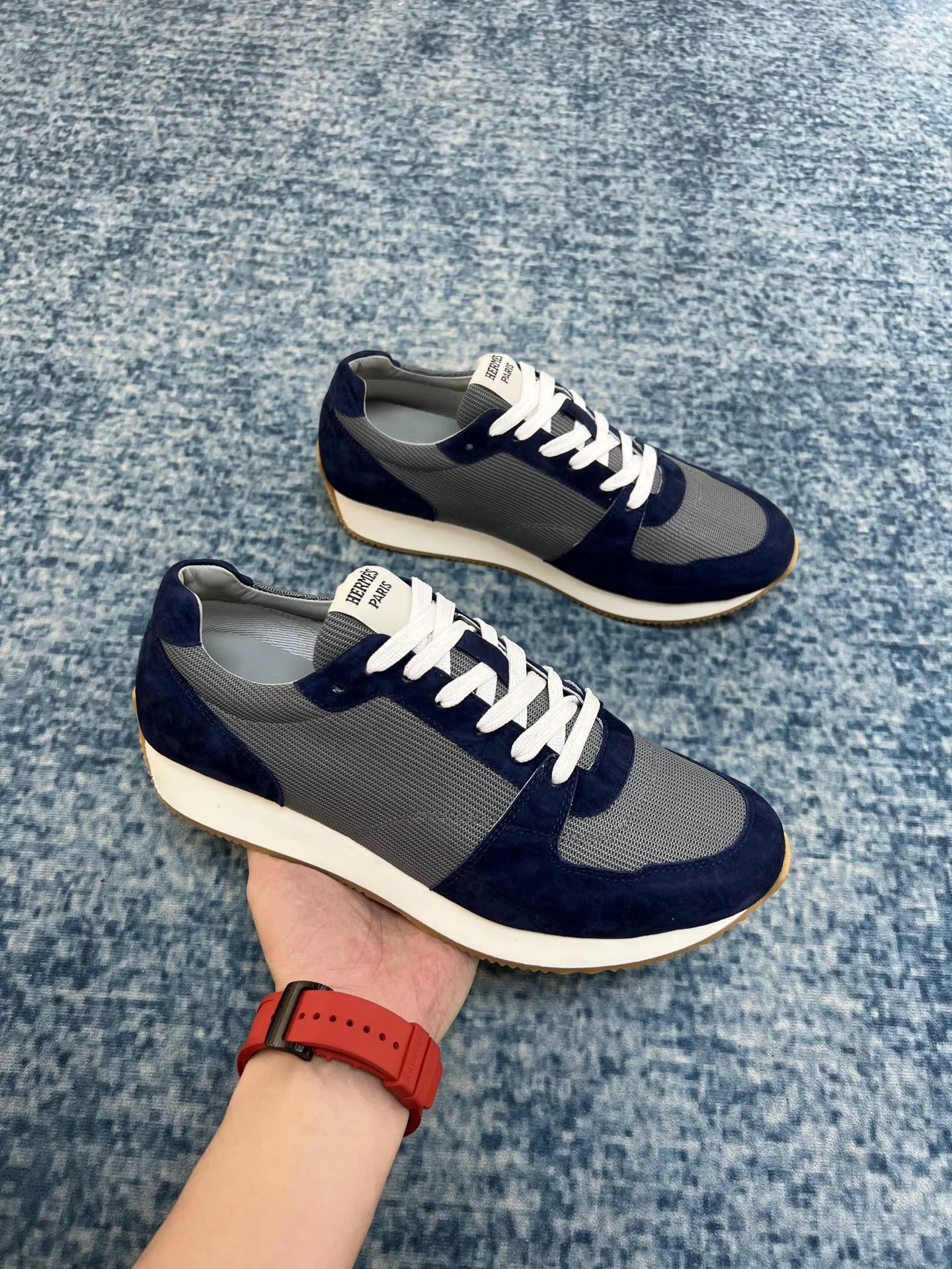 Hermes Escape Sneaker Green/Black - Image 5