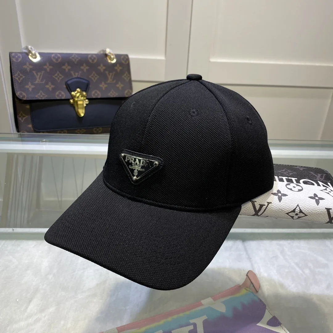 Prada Drill Baseball Cap Dark Pink Prada - Image 3