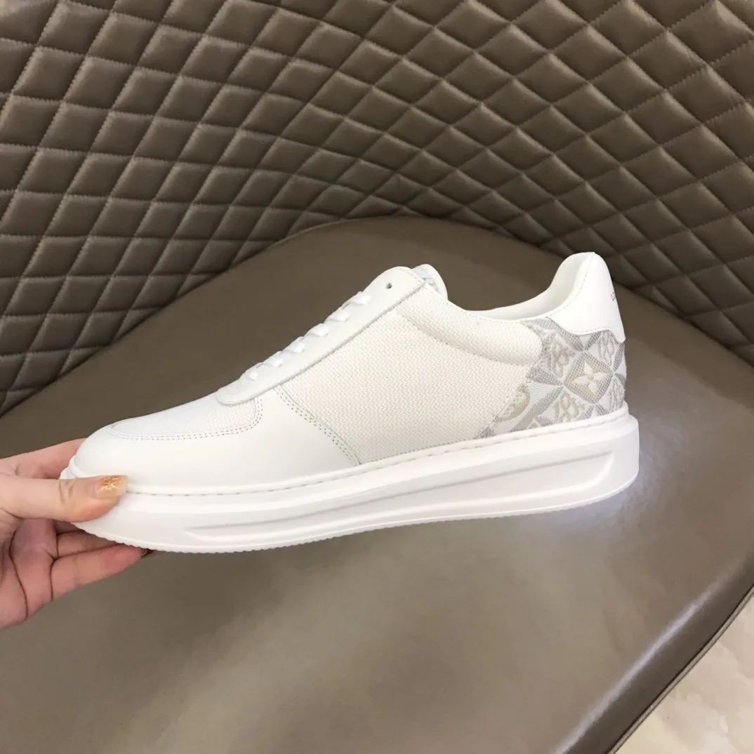 Louis Vuitton Rivoli Sneaker Monogram Metallic Canvas White - Image 8