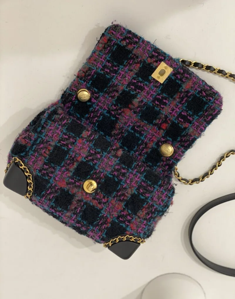 Alternative view of Chanel Mini Flap Bag Purple /