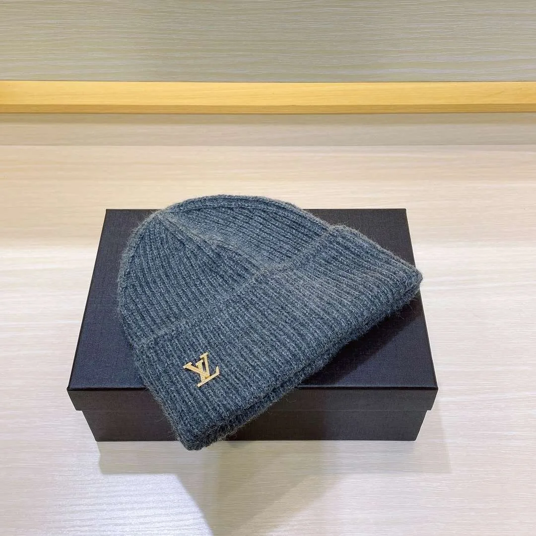 Louis Vuitton Ahead Beanie Blue - Image 4