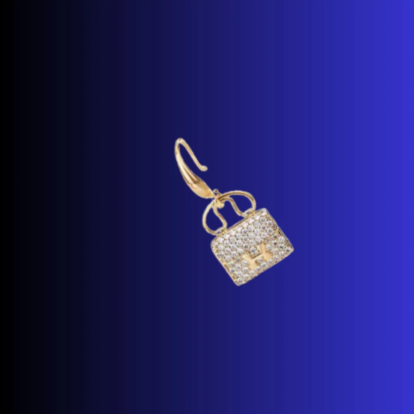 Hermes Amulettes Constance Earrings Gold Tone - Image 3