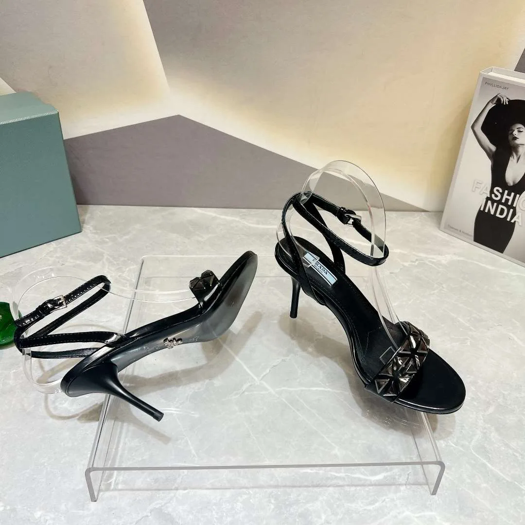 Alternative view of Prada Ankle Strap Pumps Black