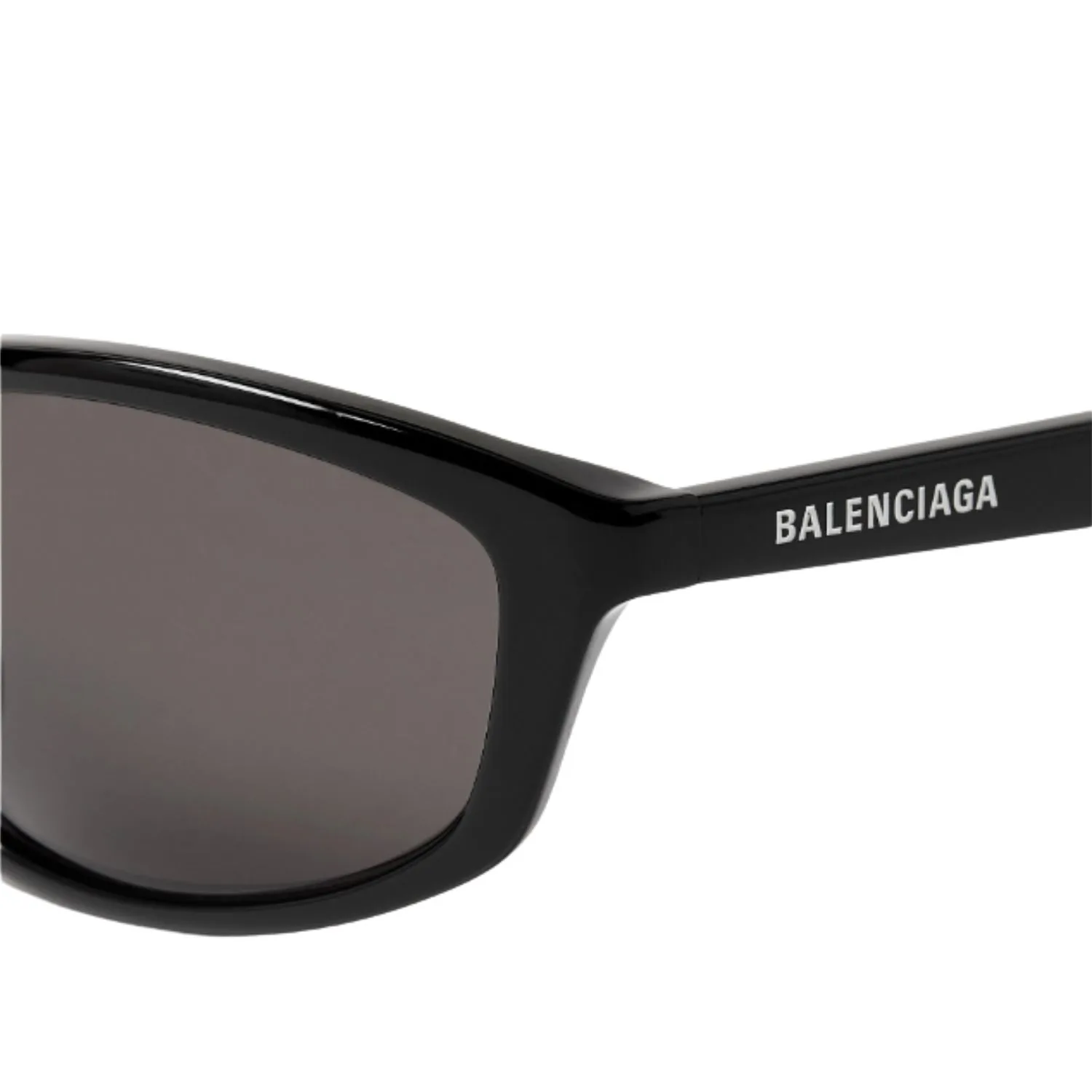 Balenciaga Sporty Wraparound Sunglasses Matte Black - Image 4