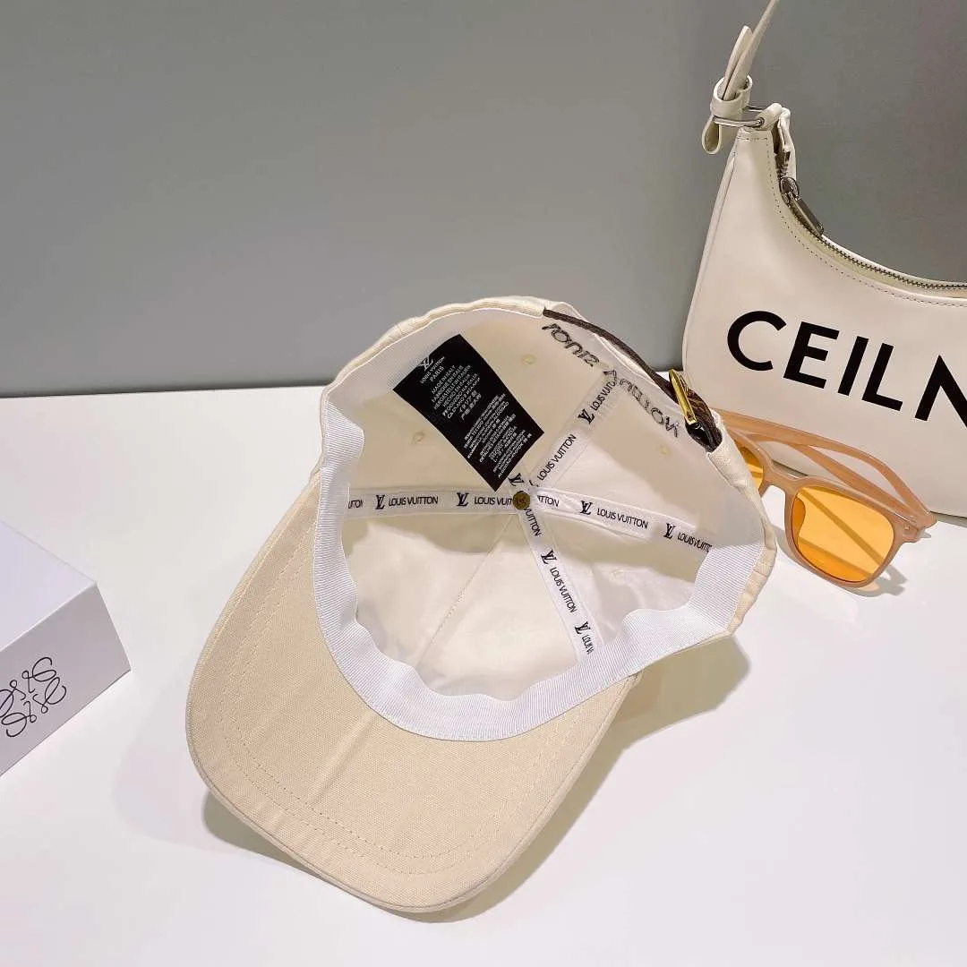 Louis Vuitton Baseball Cap Cream - Image 3