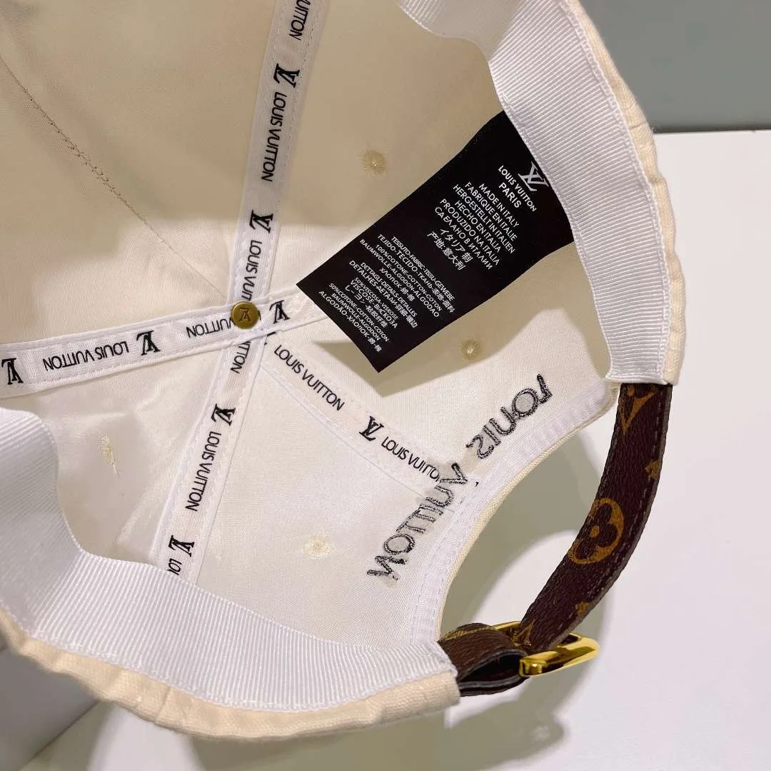Louis Vuitton Baseball Cap Cream - Image 8