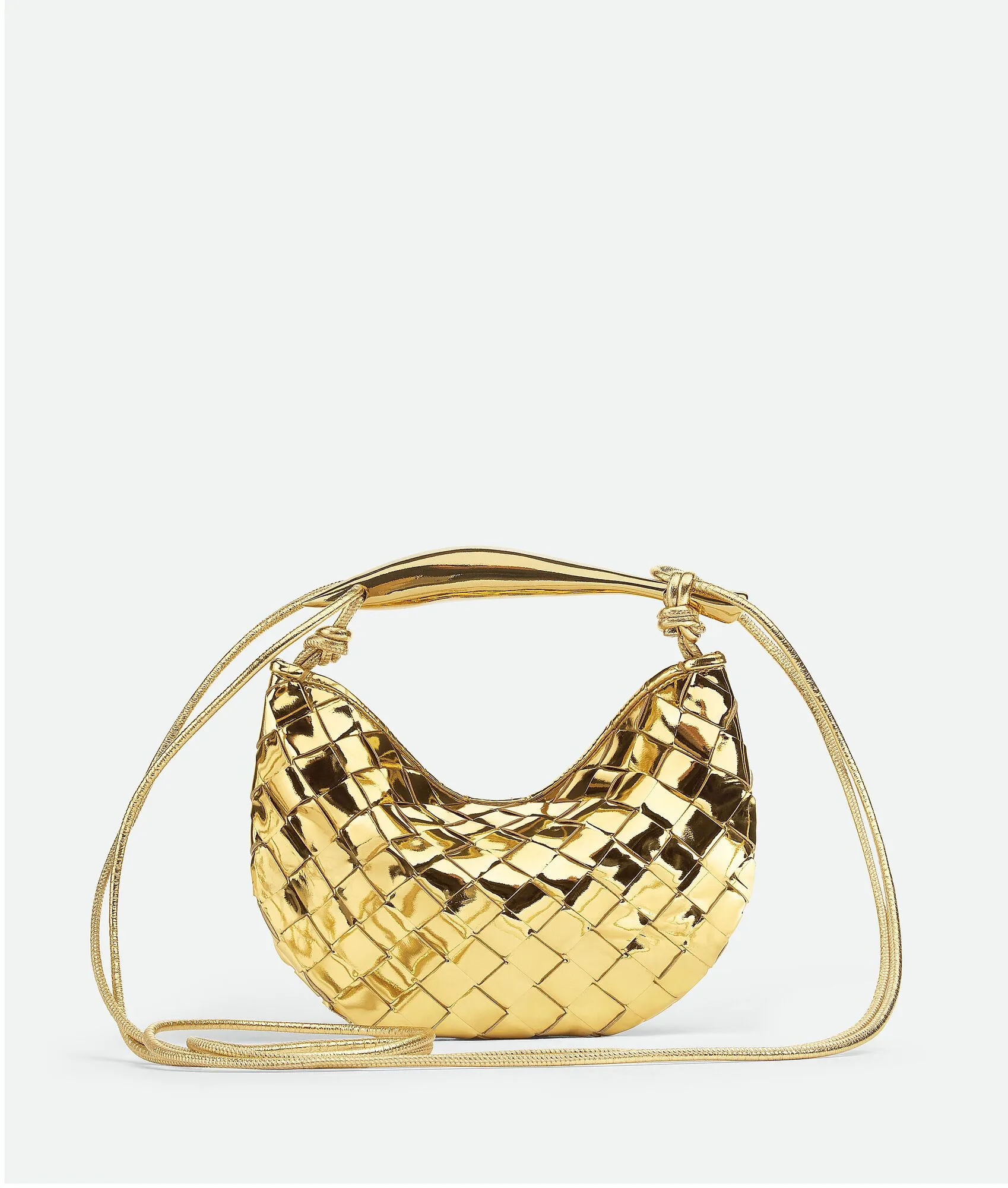 Bottega Veneta Mini Sardine Gold Bag - 7.9 Inches/ - Image 4