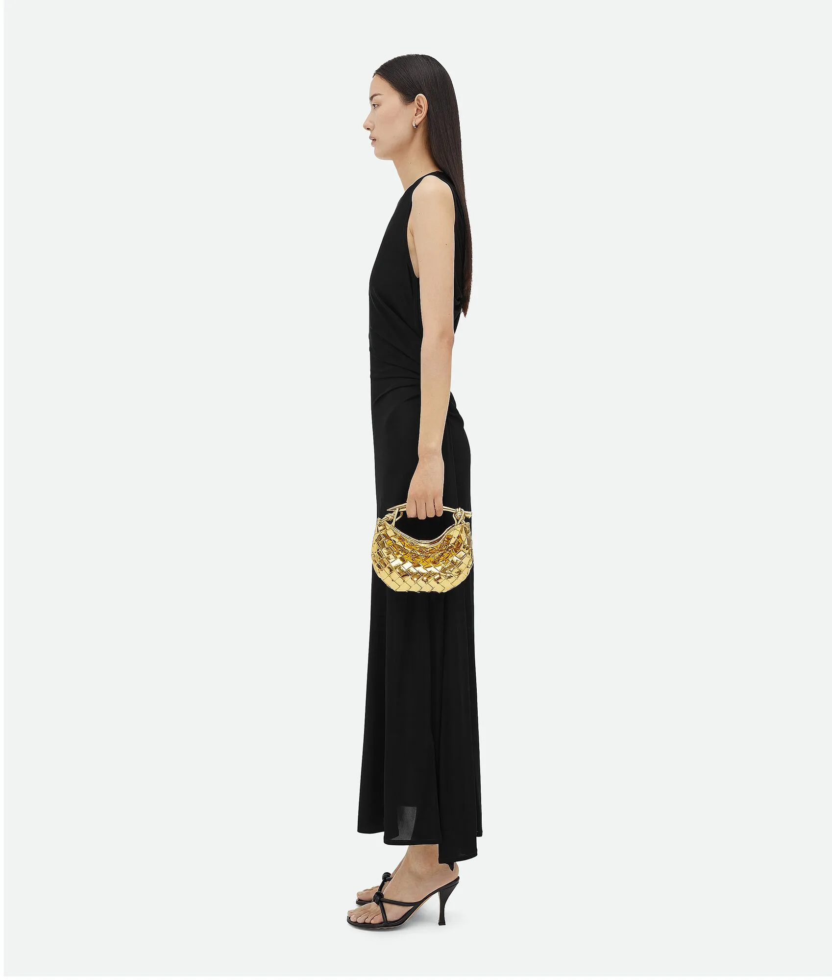 Bottega Veneta Mini Sardine Gold Bag - 7.9 Inches/ - Image 3