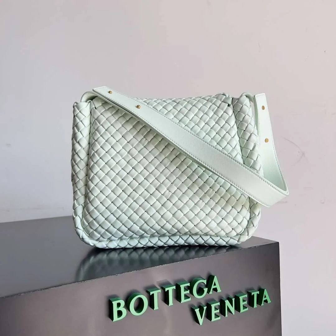 Bottega Veneta Small Cobble Shoulder Bag White / - Image 5
